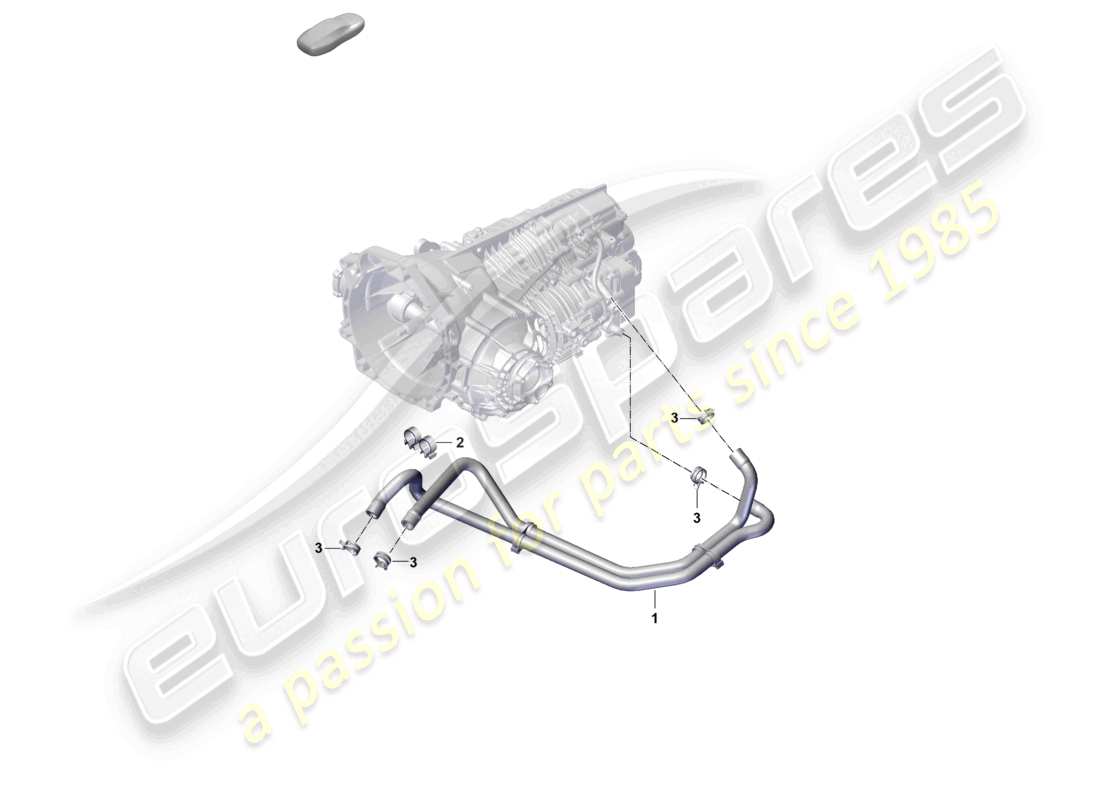 porsche 2022 (992-1 gt3/rs/st) cambio manuale sistema di raffreddamento per olio del cambio diagramma delle parti