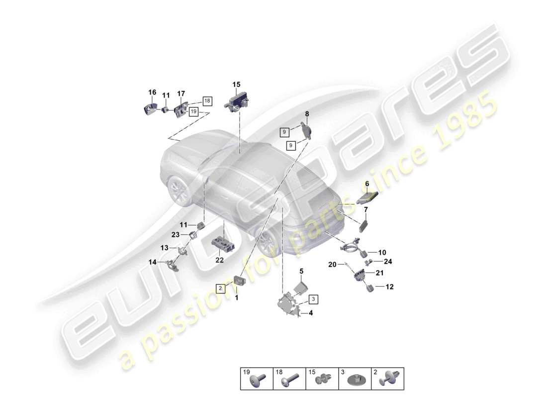 diagramma della parte contenente il codice parte 9y3827199a