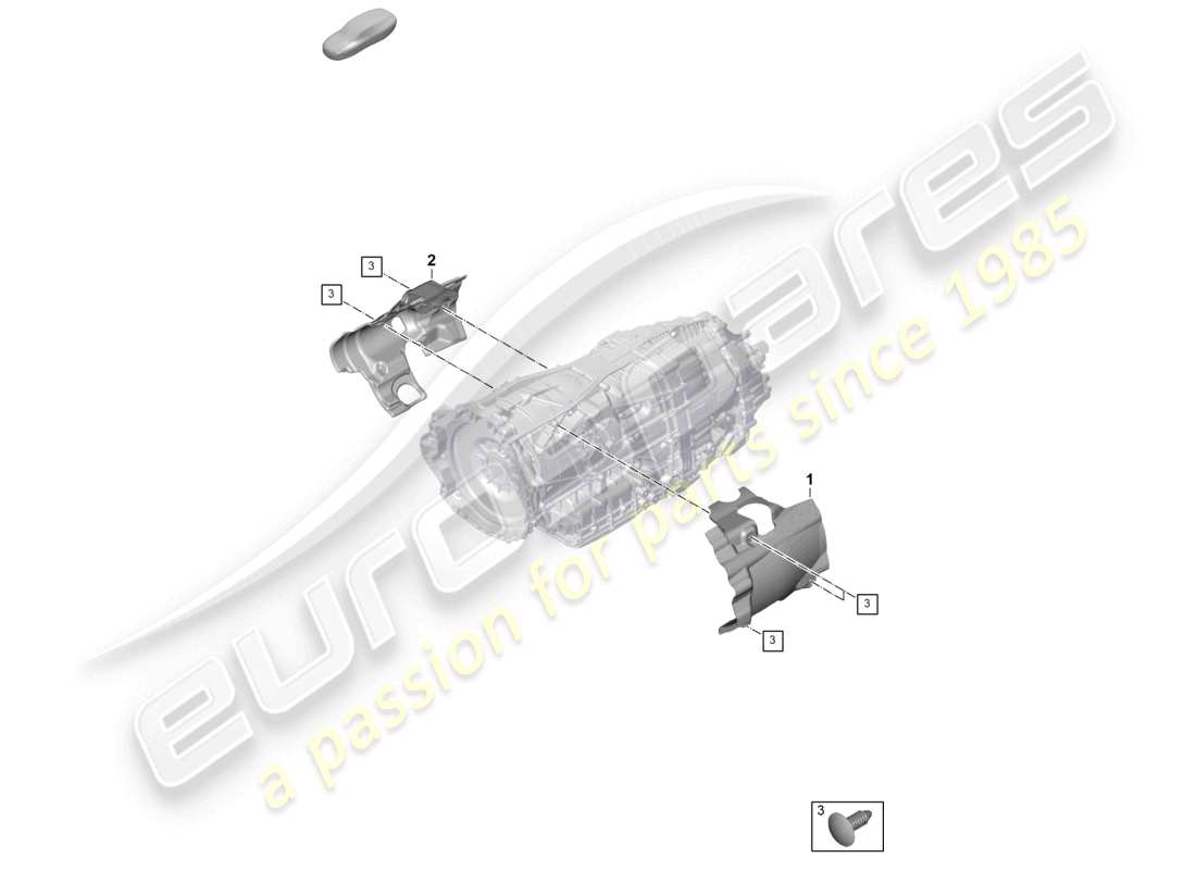 porsche 2025 (panamera 976) 8-speed schema ricambi accessori cambio a doppia frizione
