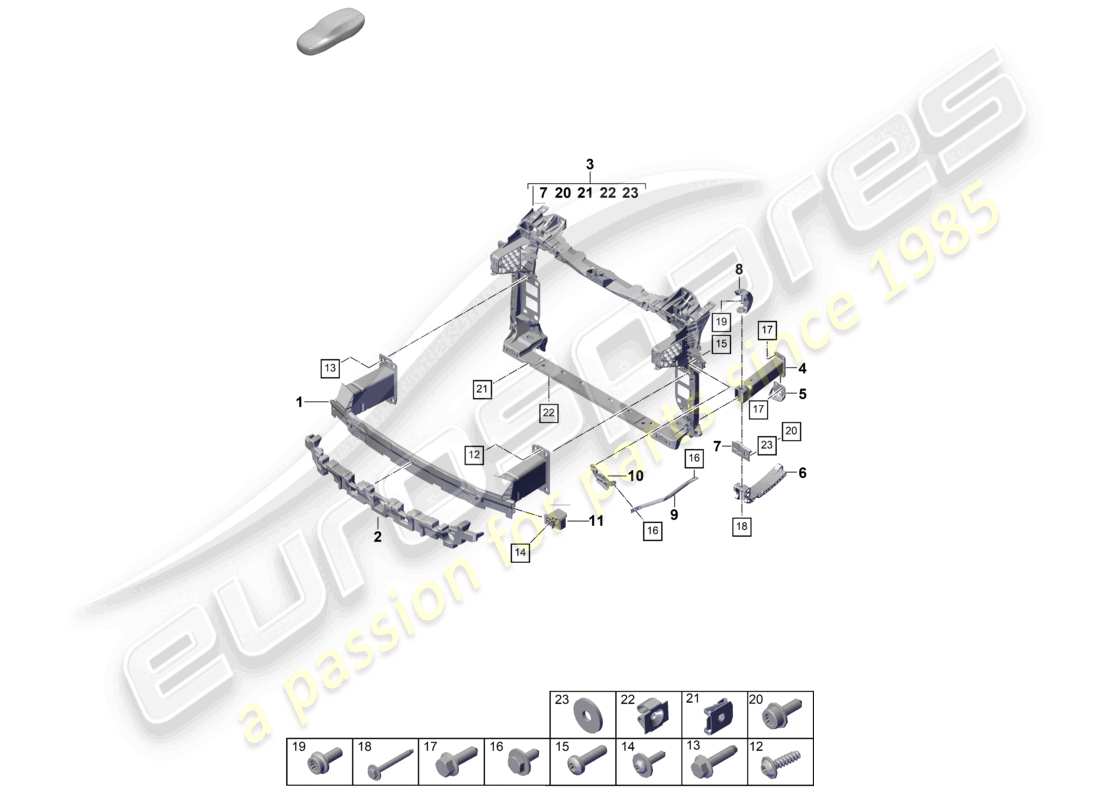 diagramma della parte contenente il codice parte 9y0805594r