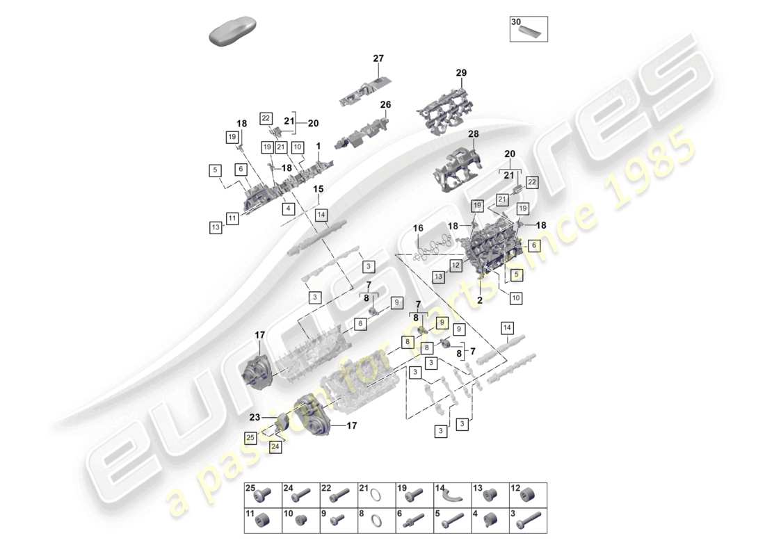 diagramma della parte contenente il codice parte pab133875b
