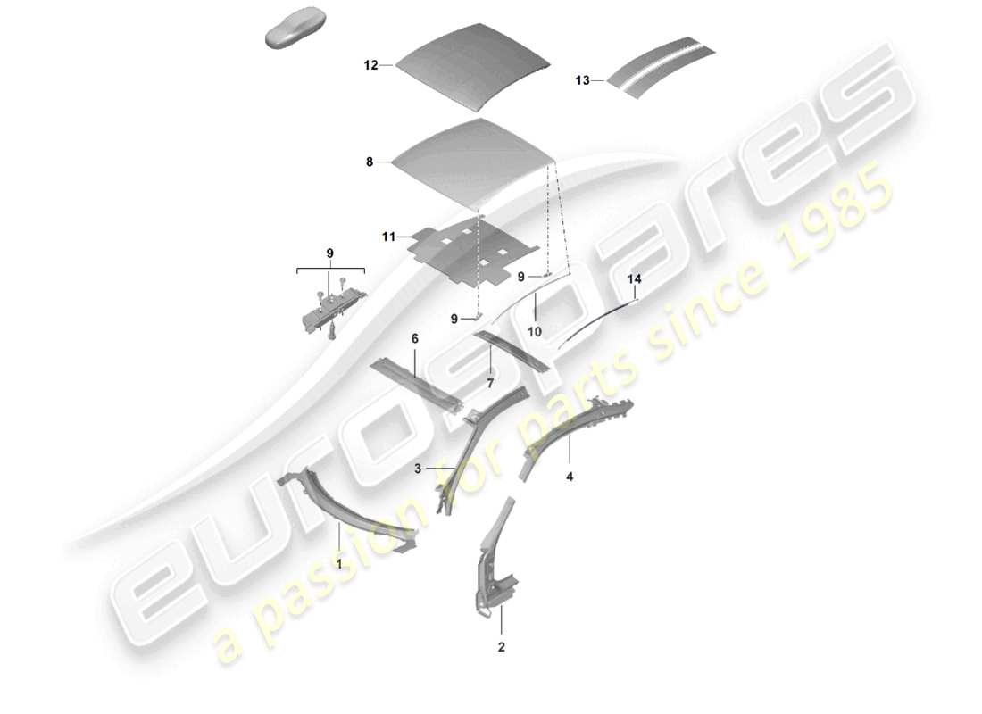 diagramma della parte contenente il codice parte 992817543