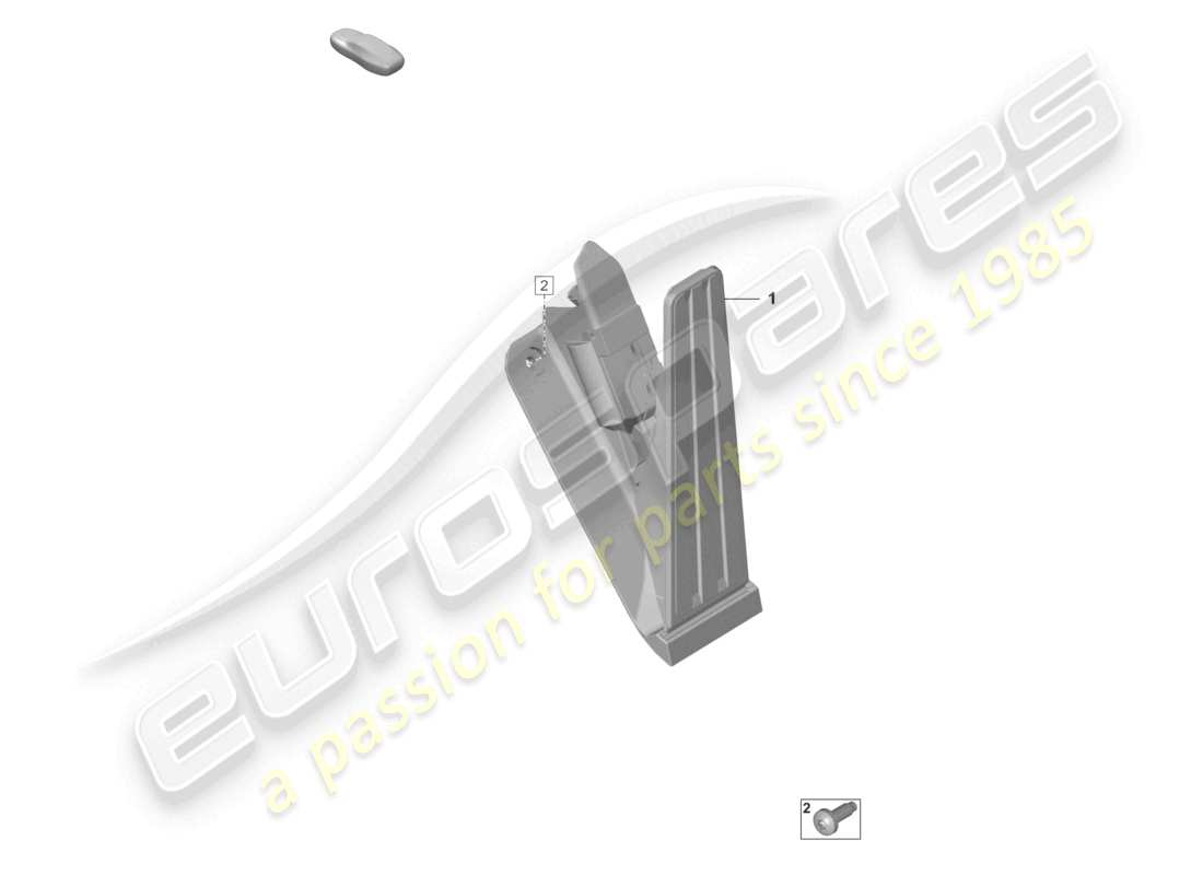 porsche 2020 (taycan 9j1-1) pedale acceleratore schema delle parti