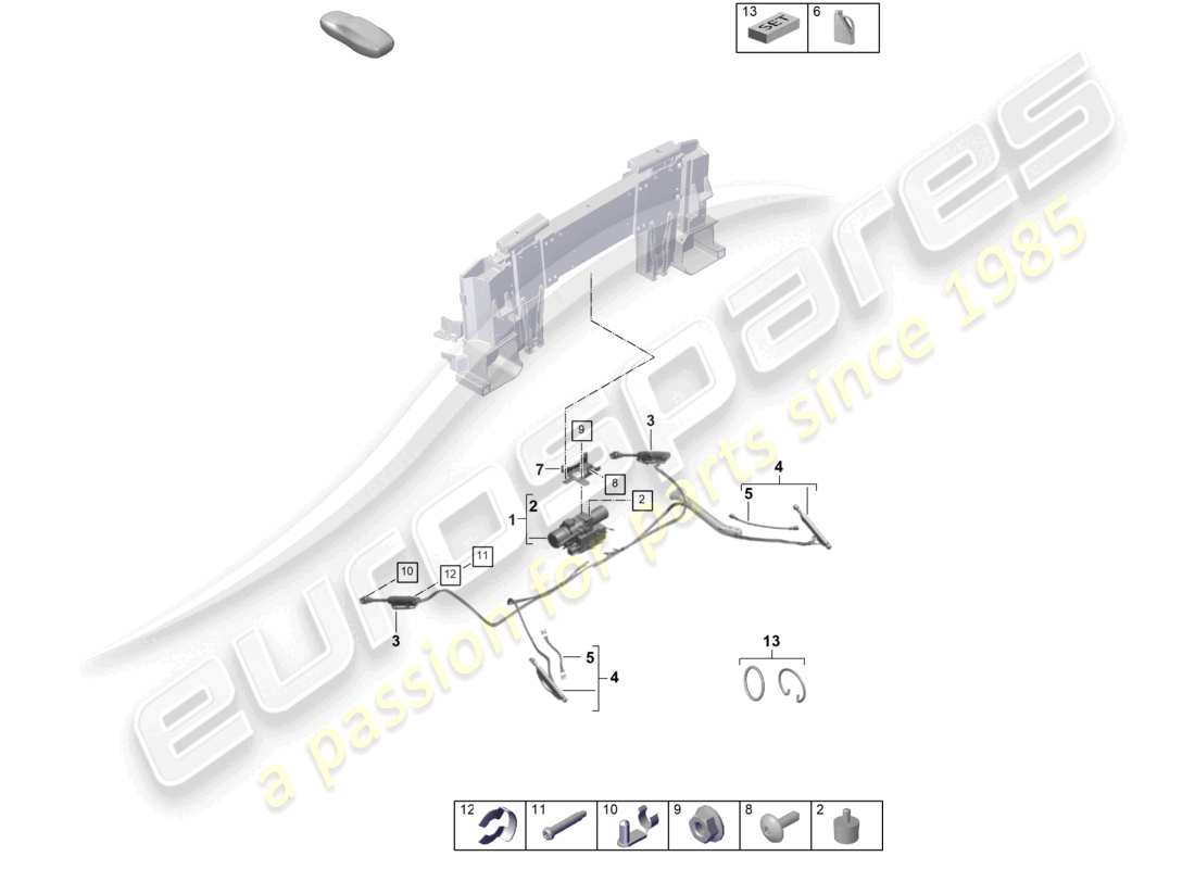 diagramma della parte contenente il codice parte paf009147