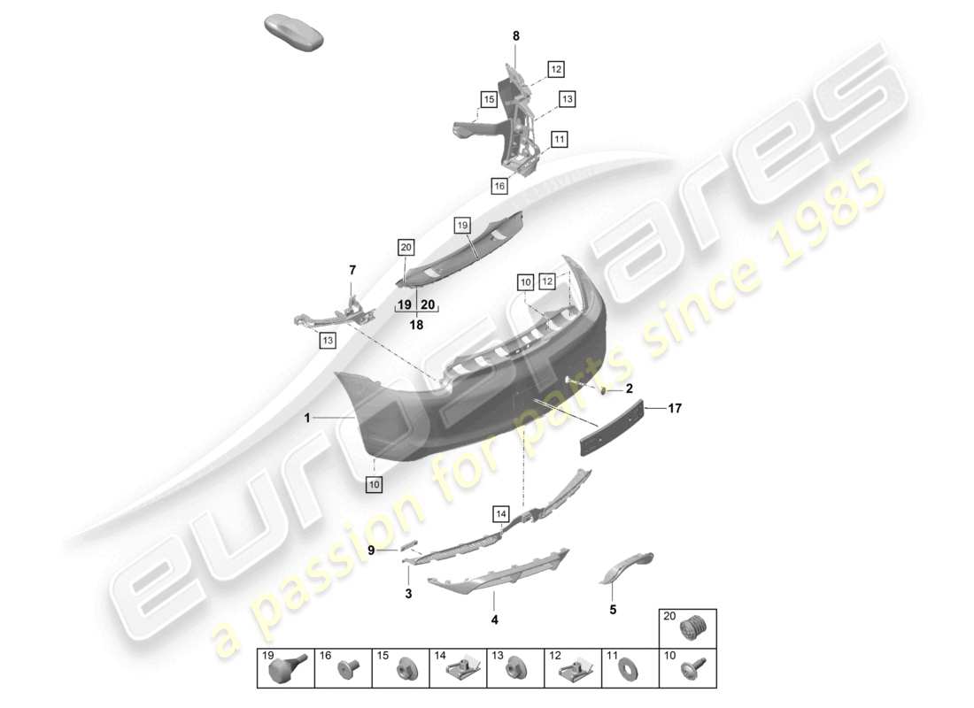diagramma della parte contenente il codice parte 982898352j g2x