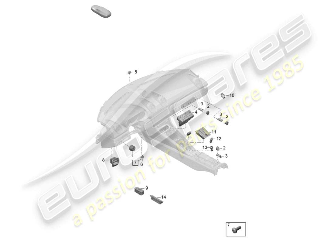 diagramma della parte contenente il codice parte 97065210101a05