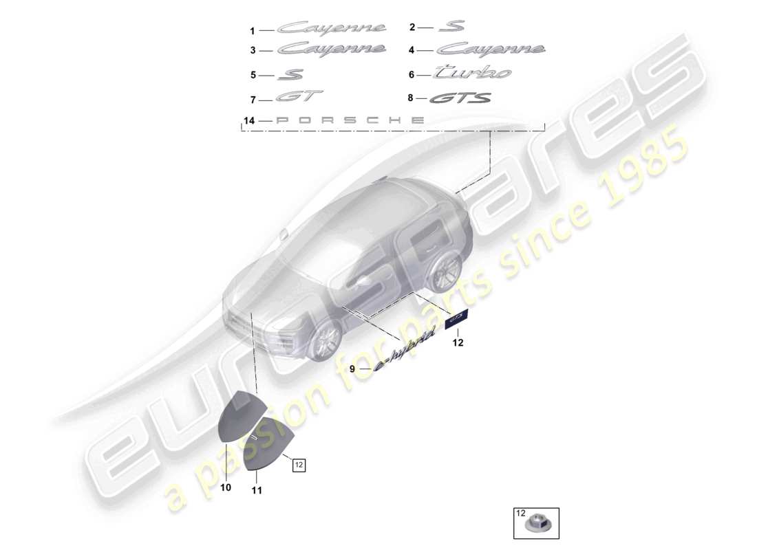 diagramma della parte contenente il codice parte wht004974