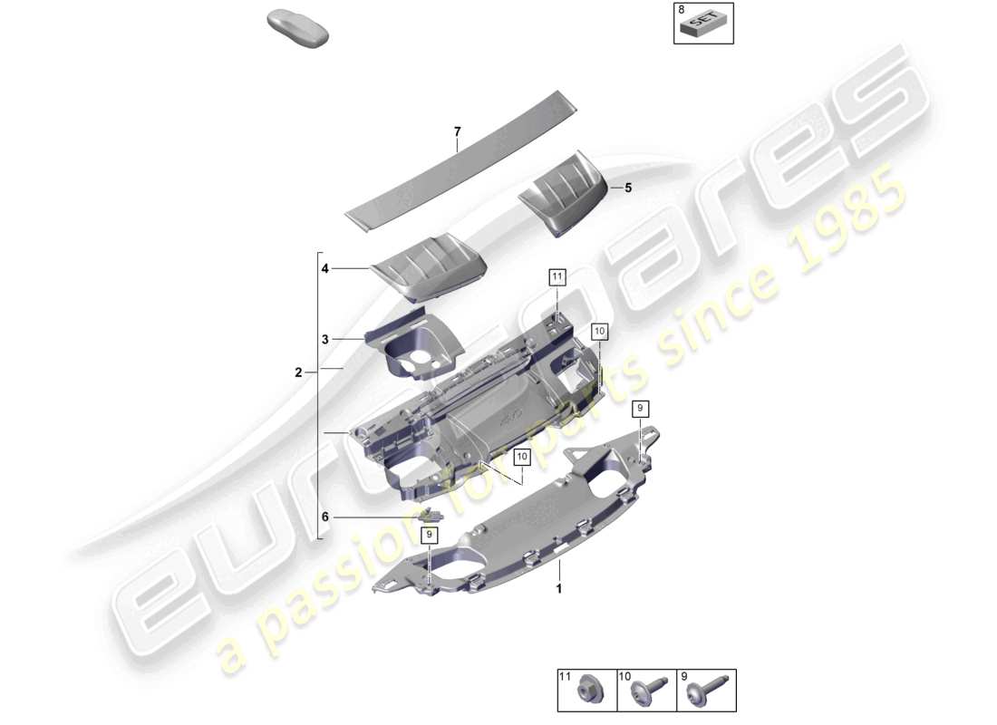 diagramma della parte contenente il codice parte 9gt827203d
