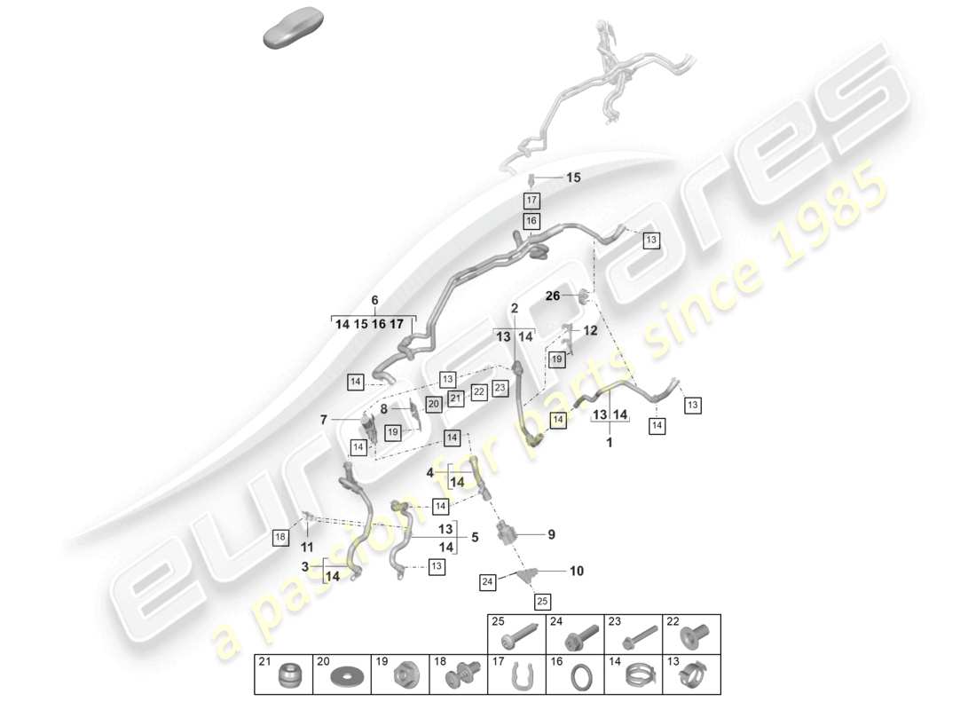 diagramma della parte contenente il codice parte 9a781933420