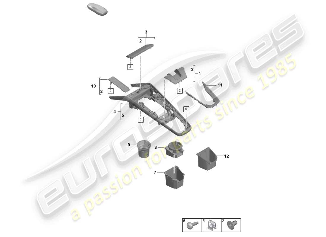 diagramma della parte contenente il codice parte 992853098h ou2