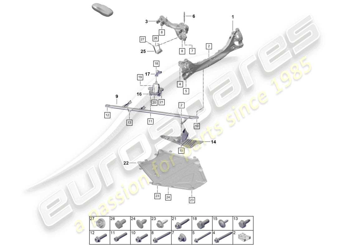 diagramma della parte contenente il codice parte 992616572b