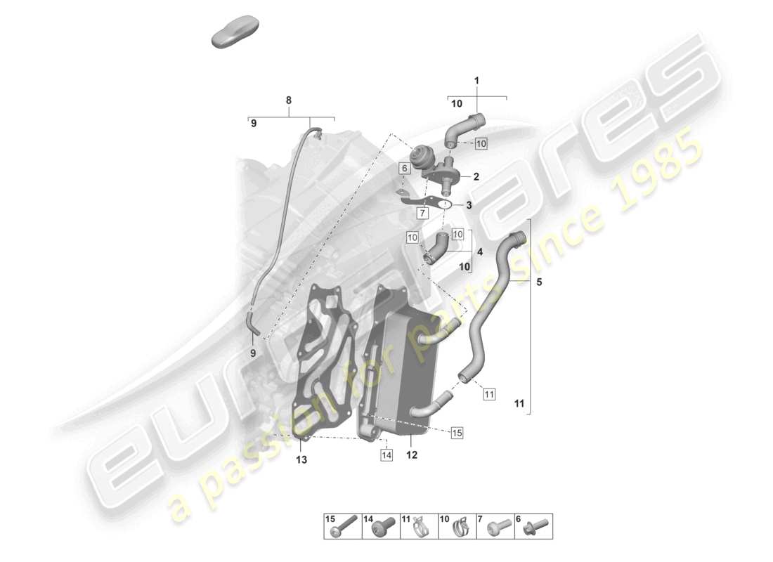 diagramma della parte contenente il codice parte 992317186a