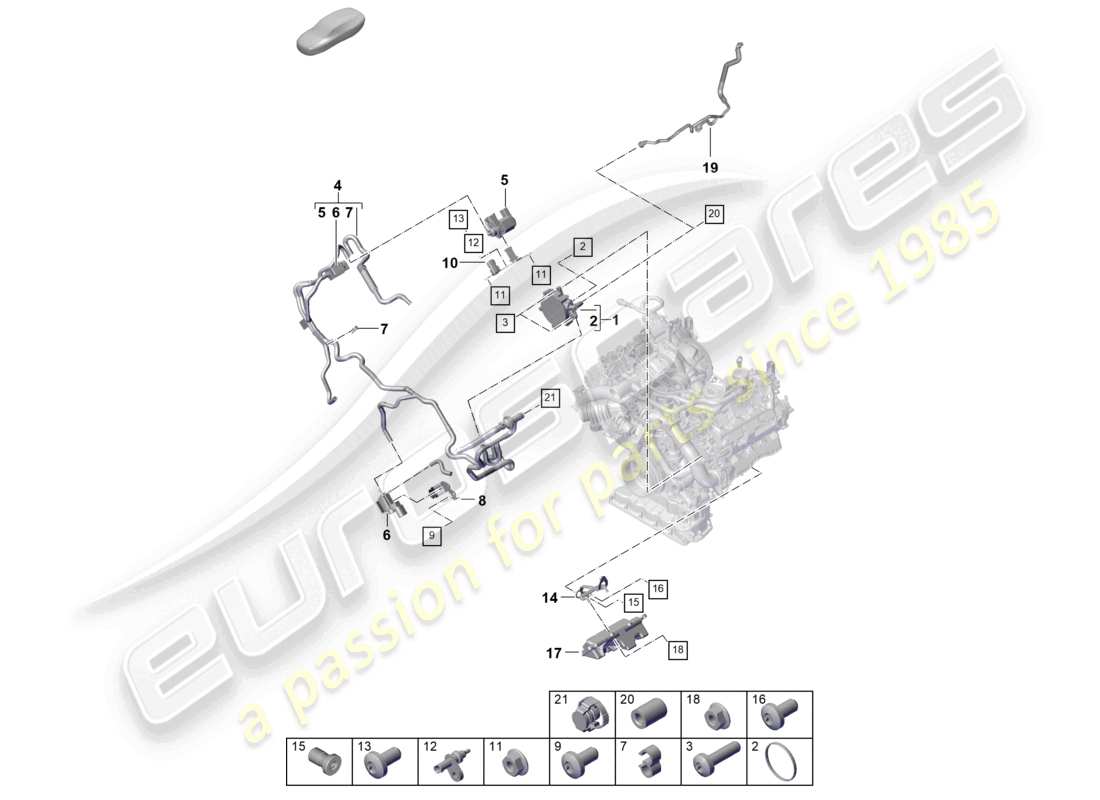 diagramma della parte contenente il codice parte pab131055d