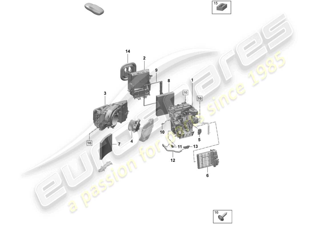 diagramma della parte contenente il codice parte 95c816309a