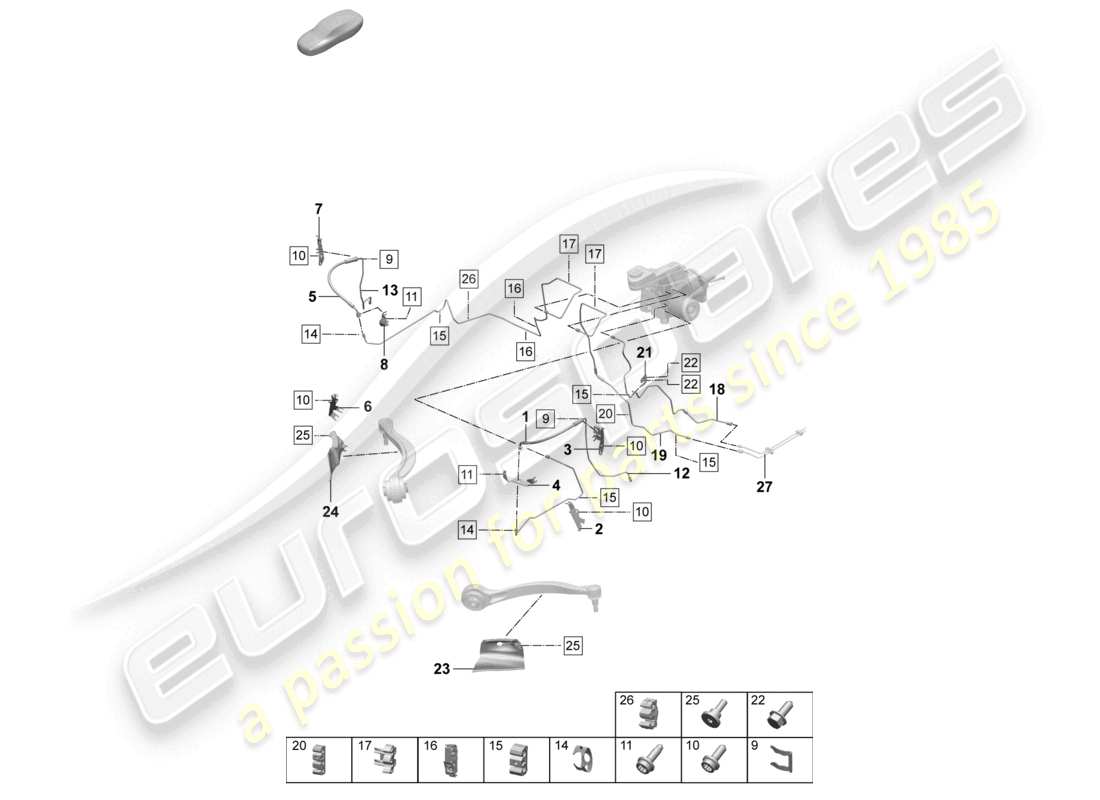 diagramma della parte contenente il codice parte paf10753101
