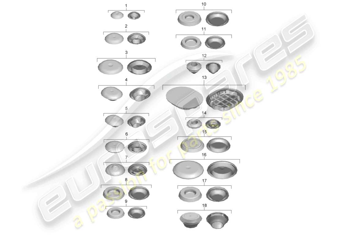 diagramma della parte contenente il codice parte 99970355540