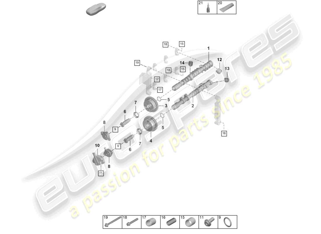 diagramma della parte contenente il codice parte paf008652