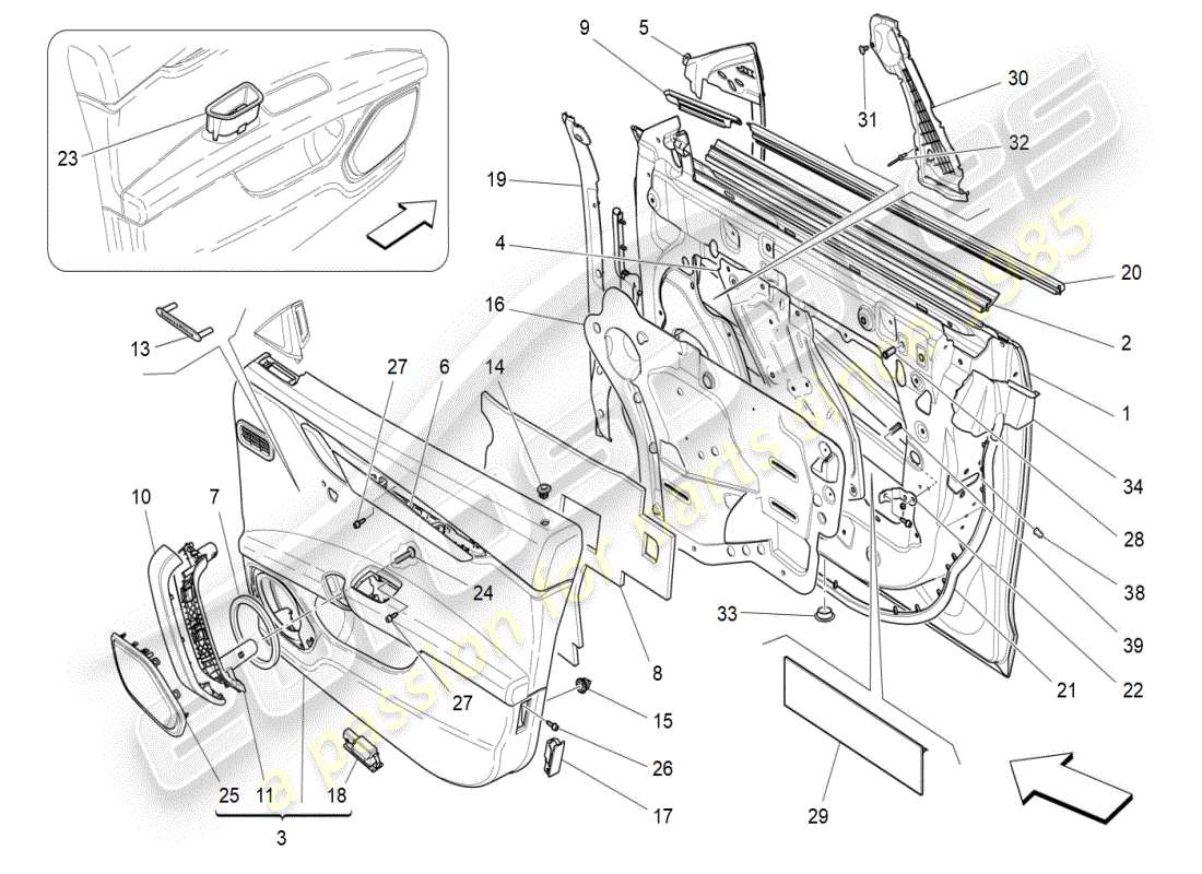 diagramma della parte contenente il codice parte cc-815/f