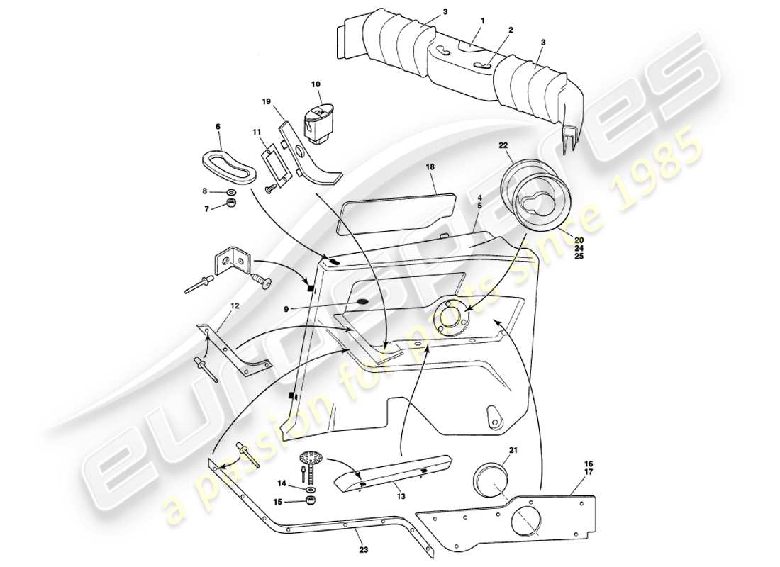 diagramma della parte contenente il codice parte 83-65802xxx