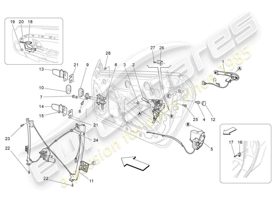 diagramma della parte contenente il codice parte 82914500