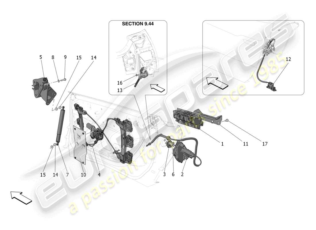 diagramma della parte contenente il codice parte 670225015