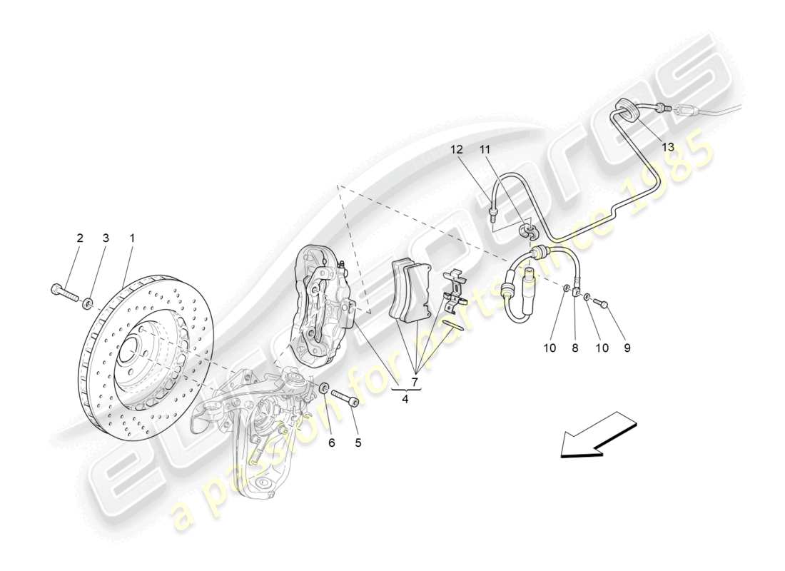 diagramma della parte contenente il codice parte 82102607