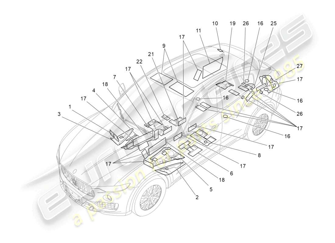 diagramma della parte contenente il codice parte 670036613