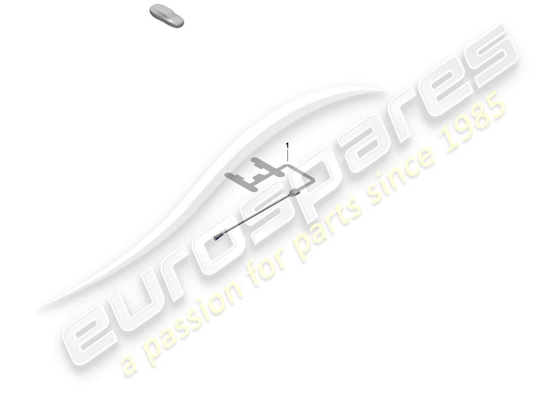 porsche 2023 (992-1 turbo / s) schema delle parti del riconoscimento del posto occupato