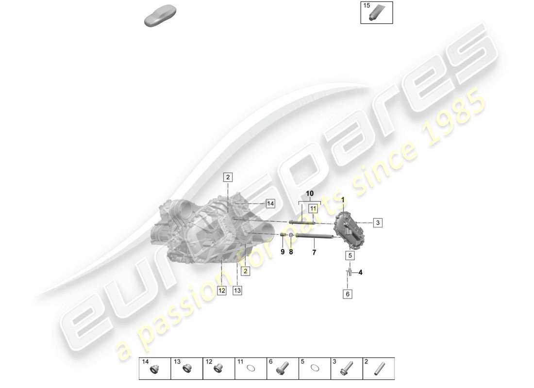 porsche 2026 (macan-e) motore di trazione per assale anteriore macan 4 con trazione elettrica elemento filtro olio schema ricambi