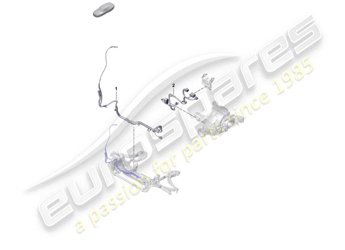 porsche 2023 (cayenne e3 pa) cablaggi diagramma delle parti