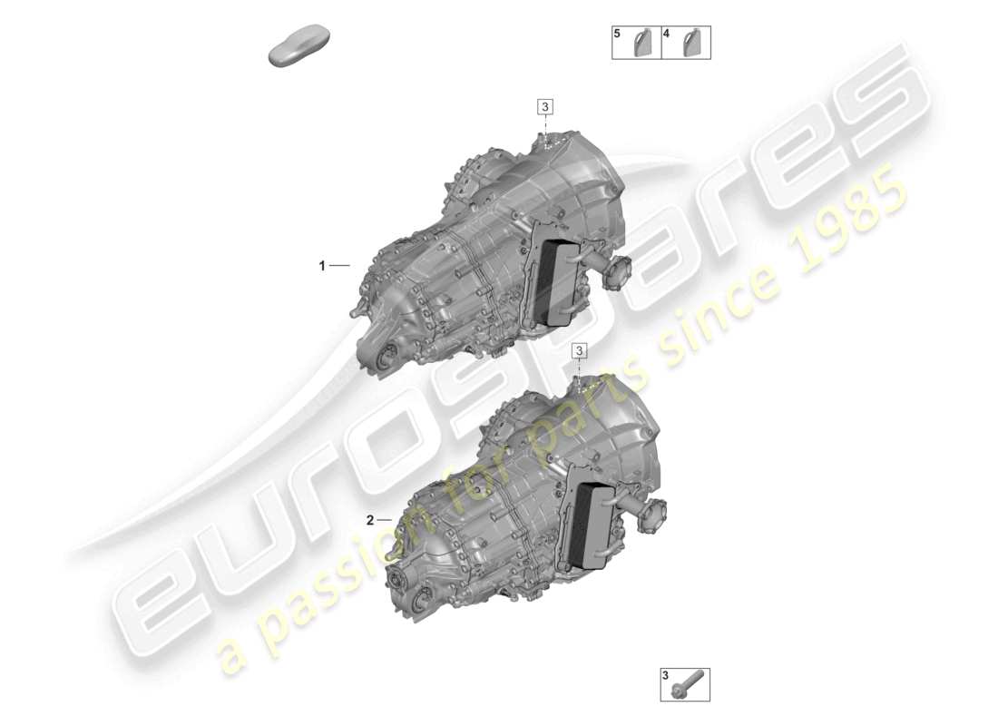 porsche 2024 (992-2) 8-speed cambio a doppia frizione - pdk - diagramma fluido trasmissione