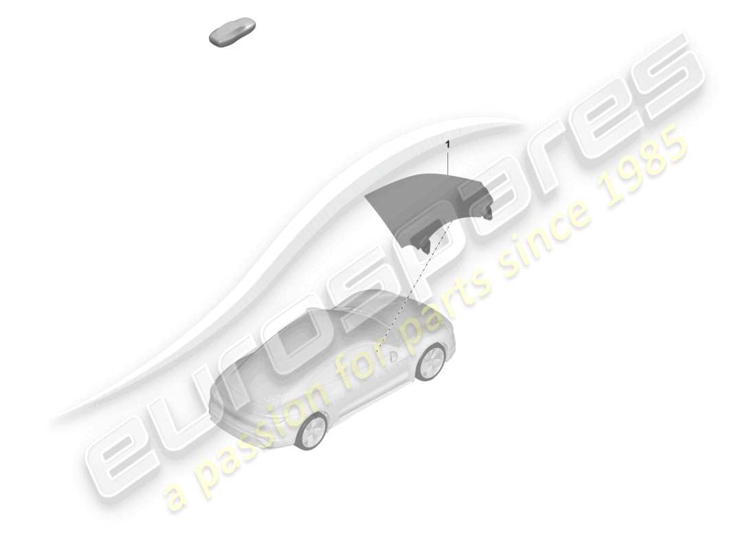 porsche 2020 (taycan 9j1-1) schema delle parti della finestra della porta