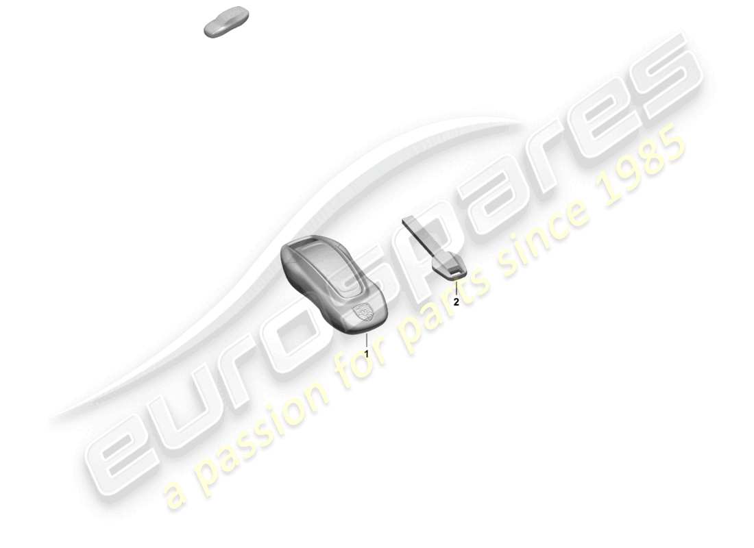 porsche 2025 (macan-e) trasmettitore portatile diagramma delle parti