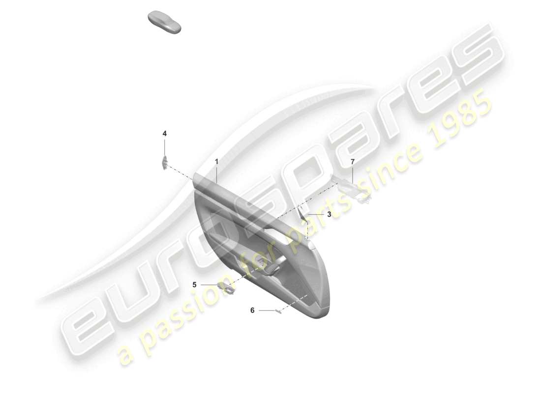 porsche 2023 (992-1) pannello porta d >>- mj 2020 diagramma delle parti