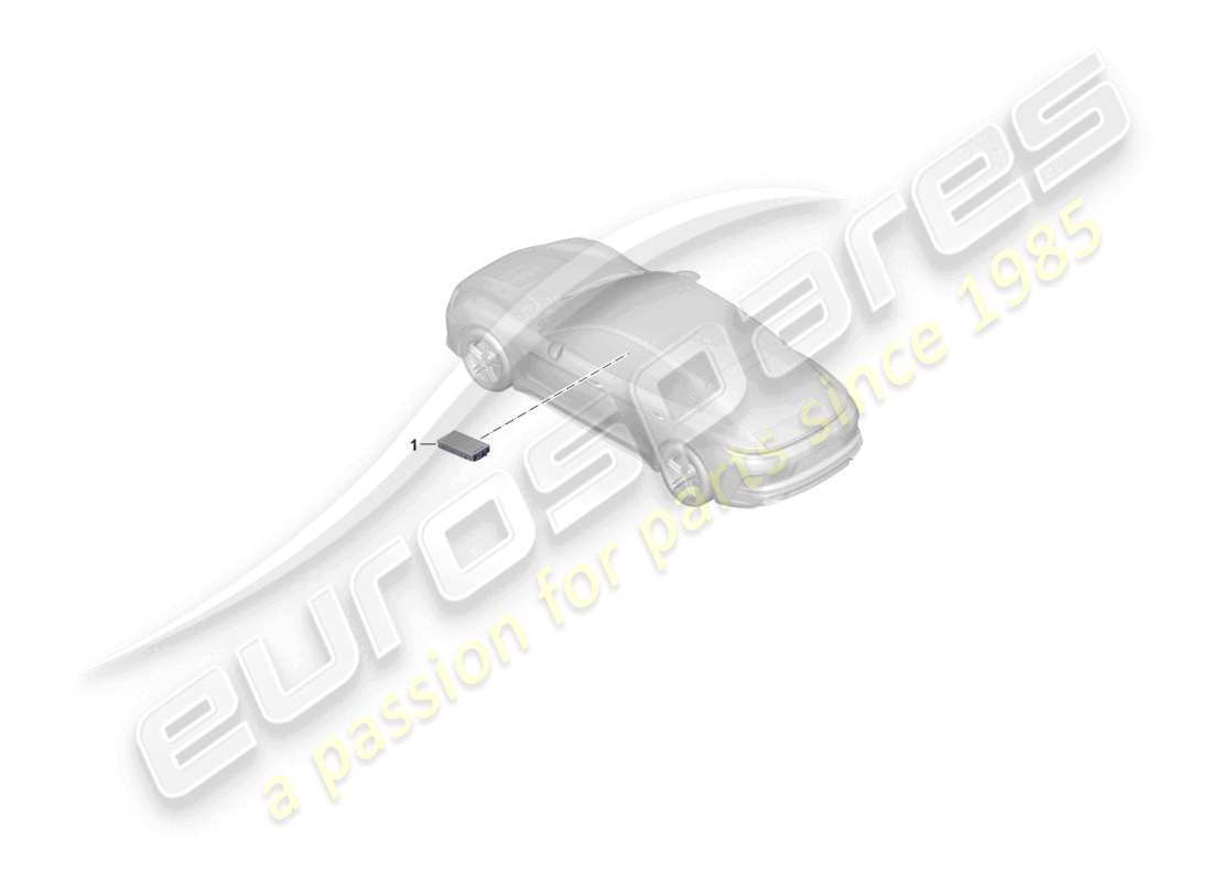 porsche 2026 (taycan 9j1-2) caricabatterie a induzione per telefono cellulare diagramma delle parti