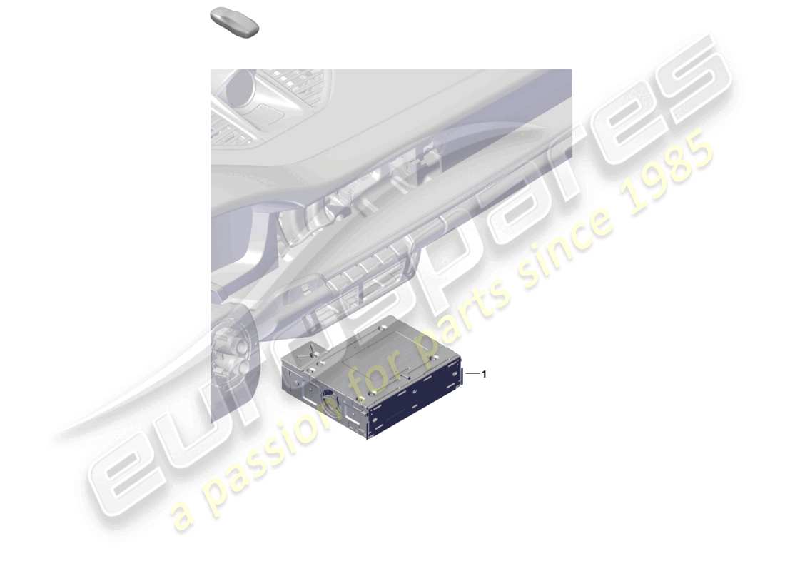 porsche 2026 (992-2 gt3) diagramma delle parti del computer centrale