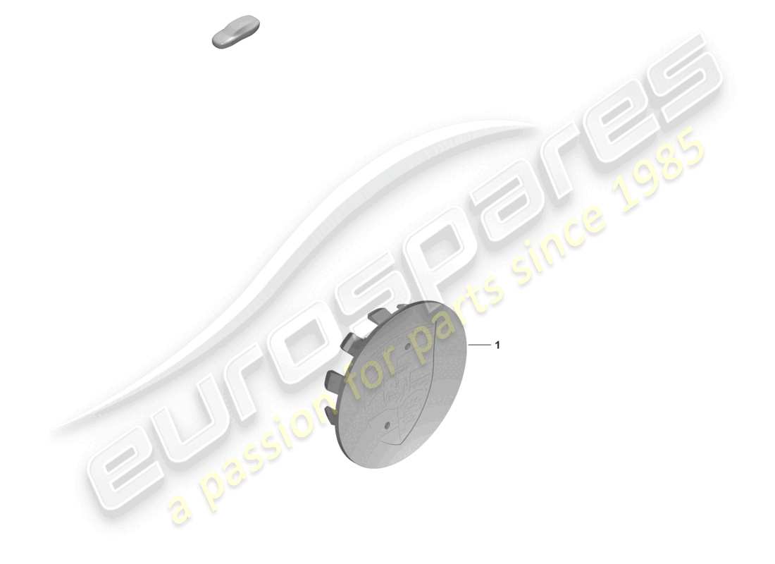 porsche 2024 (992-2 turbo / s) diagramma delle parti del coprimozzo