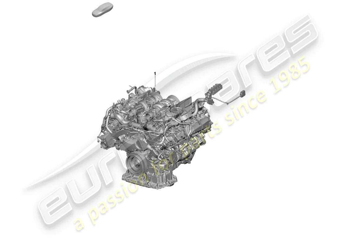 porsche 2025 (cayenne e3 pa) motore sostitutivo (completo) diagramma delle parti