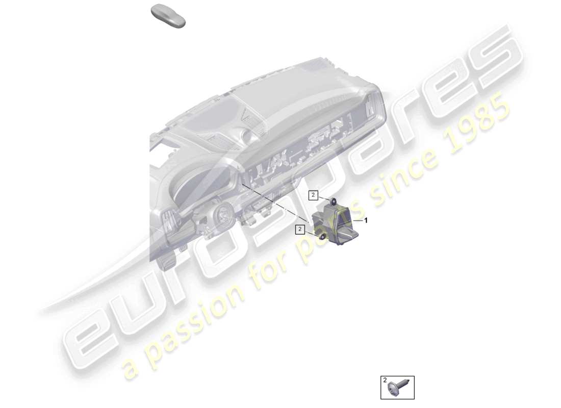porsche 2025 (cayenne e3 pa) meccanismo di selezione diagramma delle parti