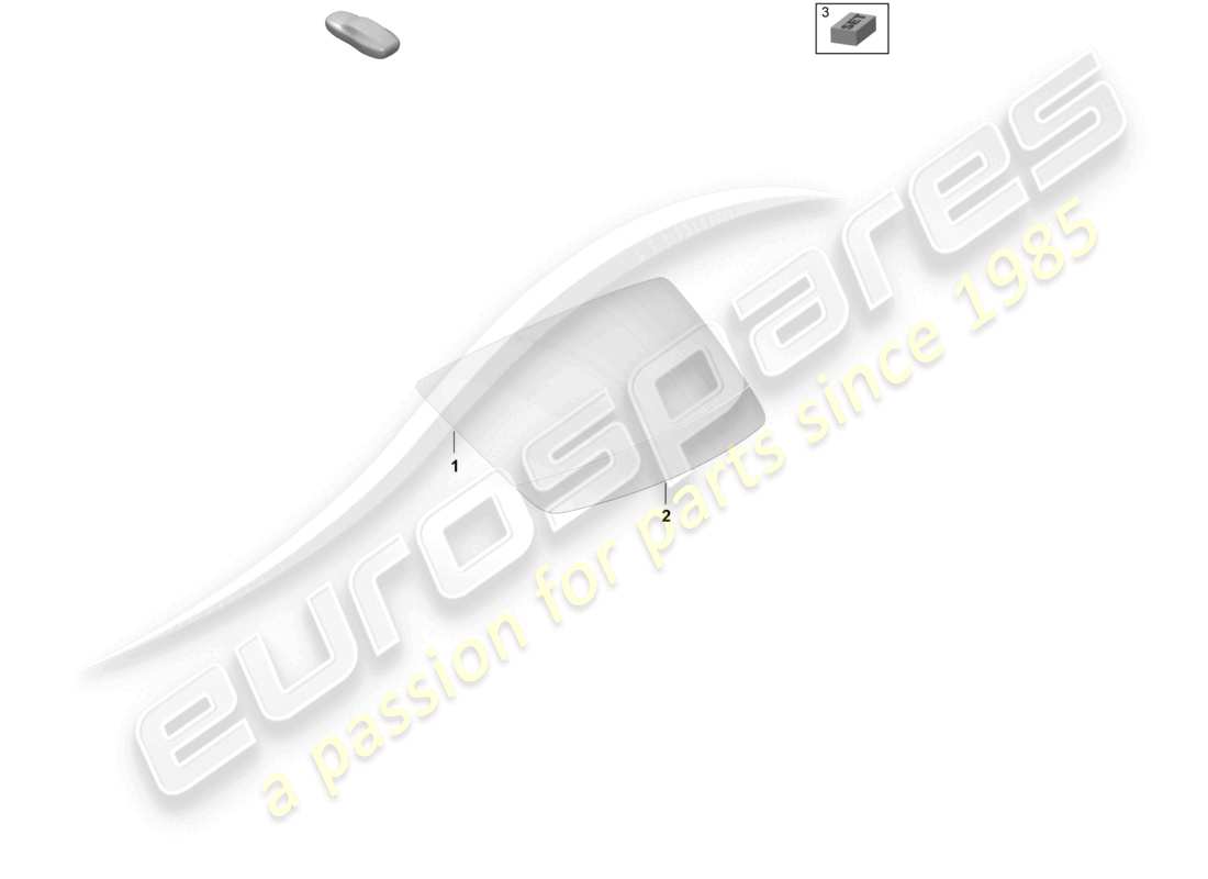 porsche 2026 (taycan 9j1-2) lunotto posteriore diagramma delle parti