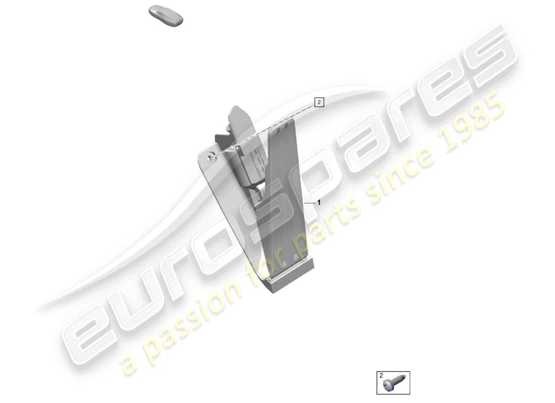porsche 2021 (718 cayman gt4) schema elettrico del controllo meccanico dell'acceleratore e della leva del freno