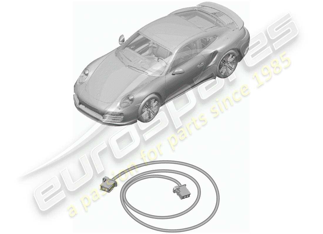 porsche 2018 (991-2 turbo) cablaggi diagramma delle parti