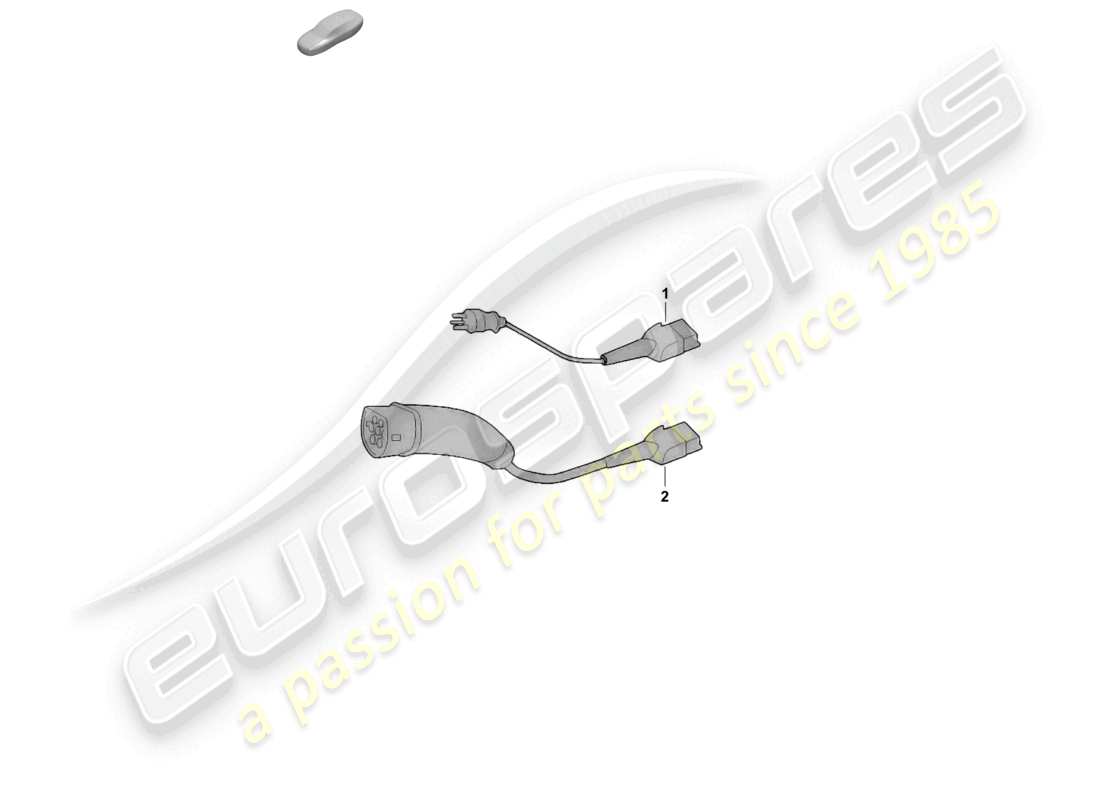 porsche 2026 (macan-e) cavo di ricarica per presa di corrente diagramma base delle parti