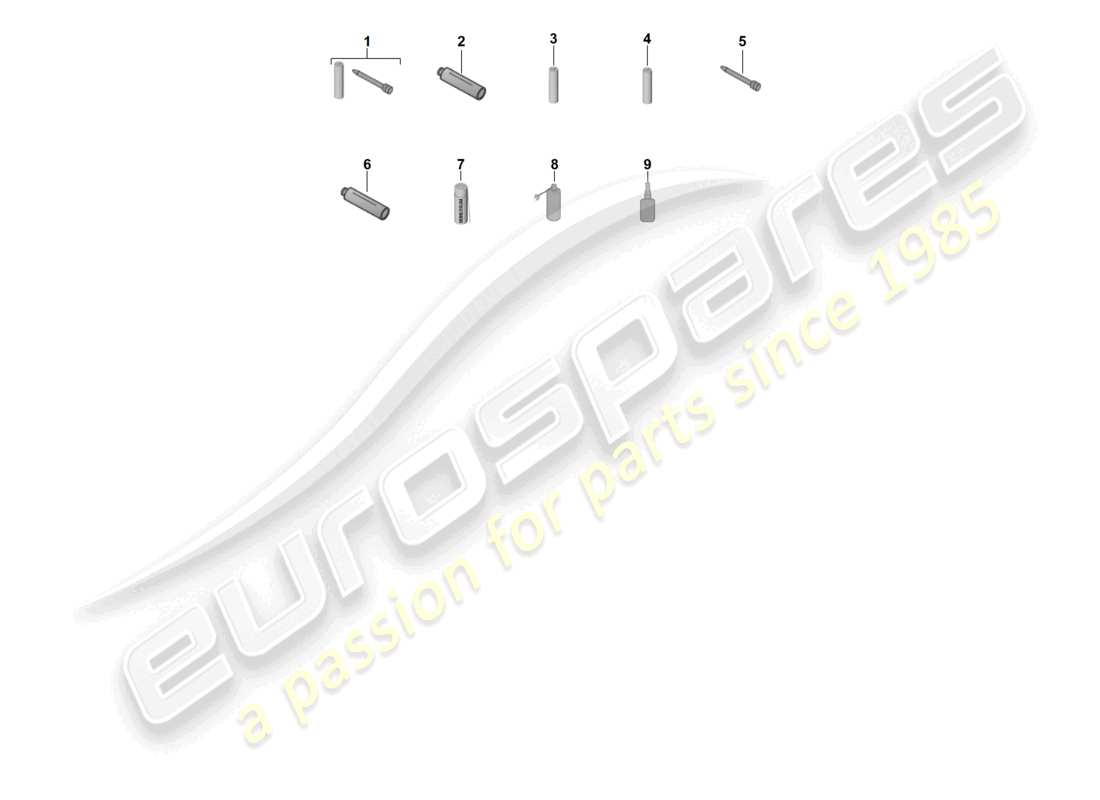 porsche 2026 (panamera 976) diagramma delle parti della carrozzeria dei materiali di consumo