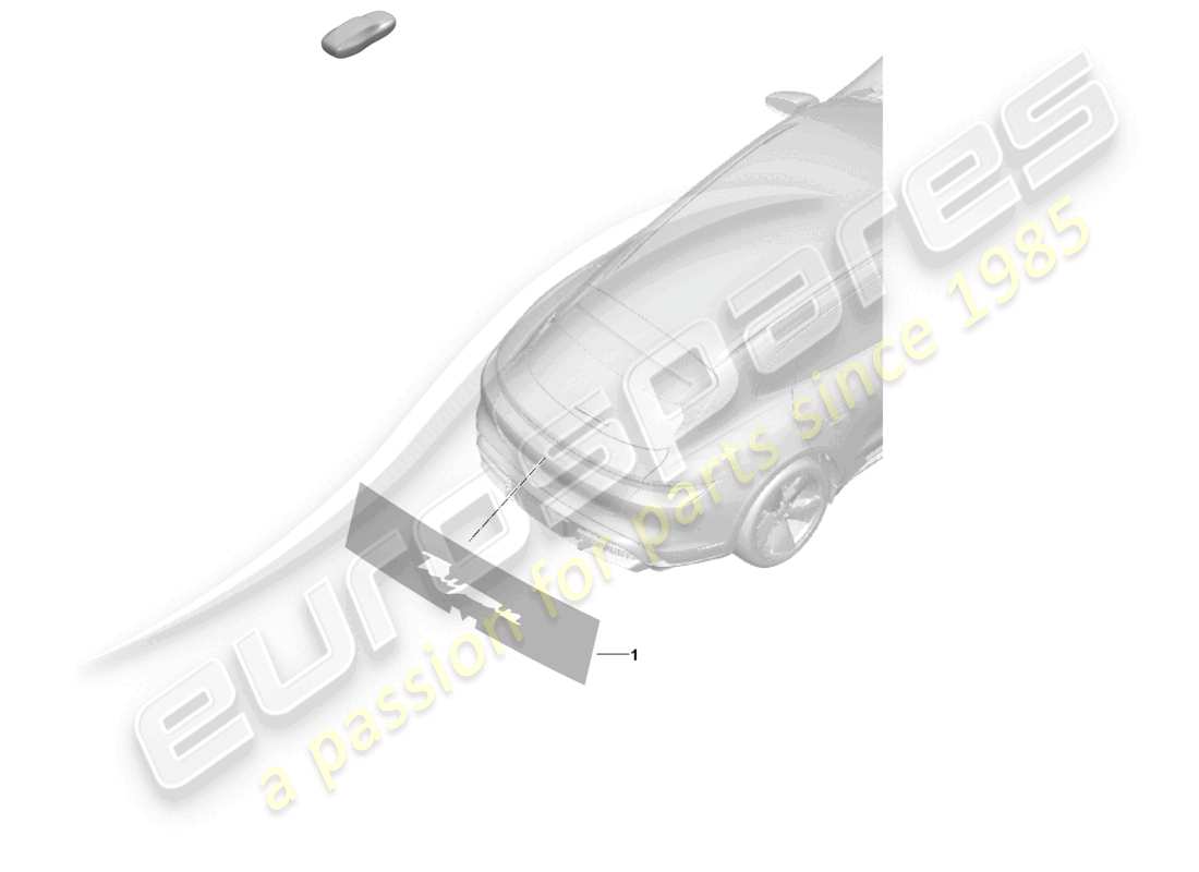 porsche 2023 (taycan 9j1-1) aiuto per l'assemblaggio delle lettere diagramma delle parti