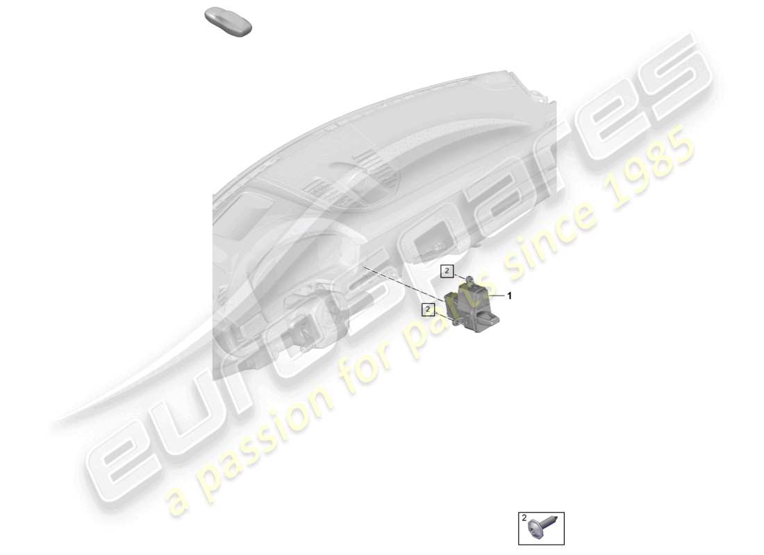 porsche 2026 (panamera 976) meccanismo di selezione schema delle parti