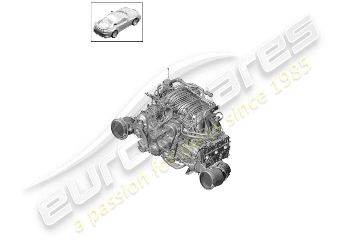porsche 2021 (991-2 r/gt3/rs) motore di ricambio gt3 rs speedster schema delle parti