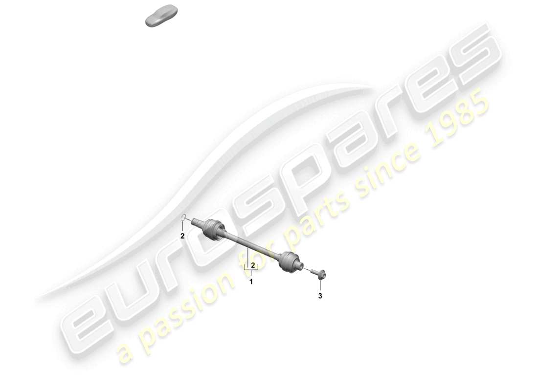 porsche 2026 (macan-e) albero di trasmissione nexteer asse posteriore diagramma delle parti