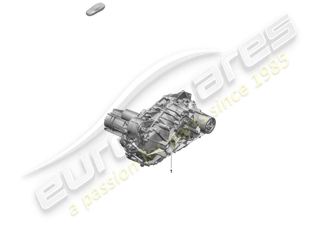 porsche 2025 (macan-e) assale anteriore del cambio diagramma delle parti