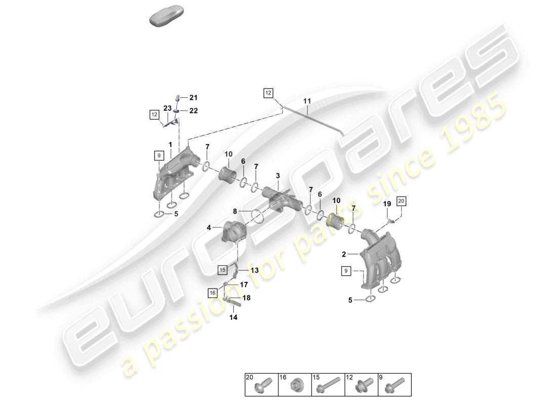 diagramma della parte contenente il codice parte 0pb131337a